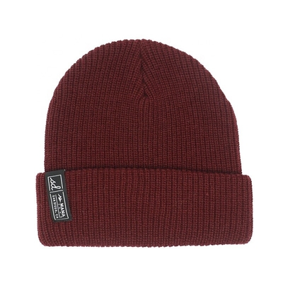 quality Argyle Pattern Type Fisherman Beanie Warm Knitted Skull Cap For Men Women ODM Designs factory
