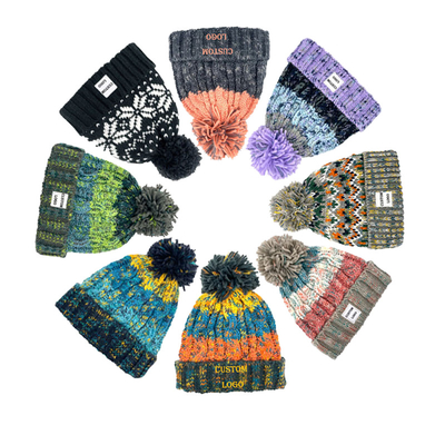 quality Argyle Pattern Type Fisherman Beanie Warm Knitted Skull Cap For Men Women ODM Designs factory